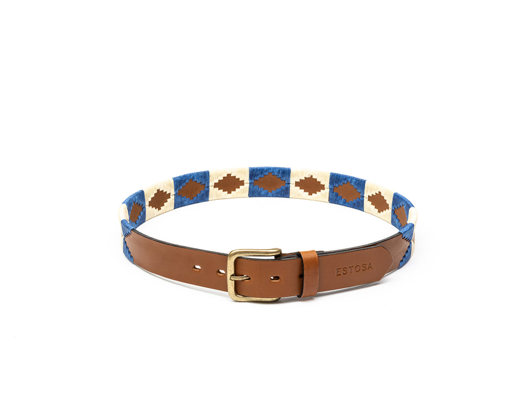 ADELINA - DENIM BLUE & ECRU