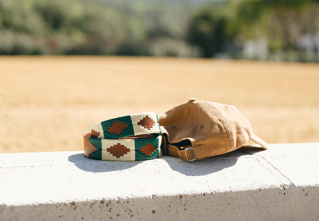 ADELINA - GREEN & ECRU