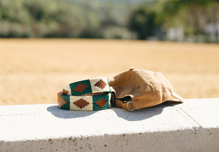 ADELINA - GREEN & ECRU