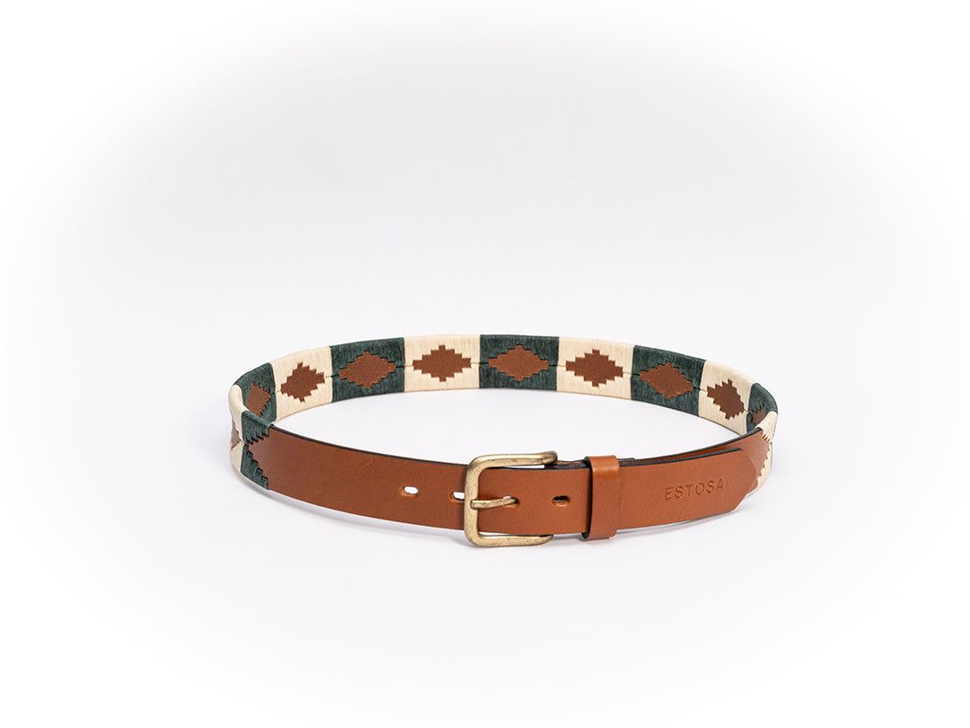 ADELINA - GREEN & ECRU