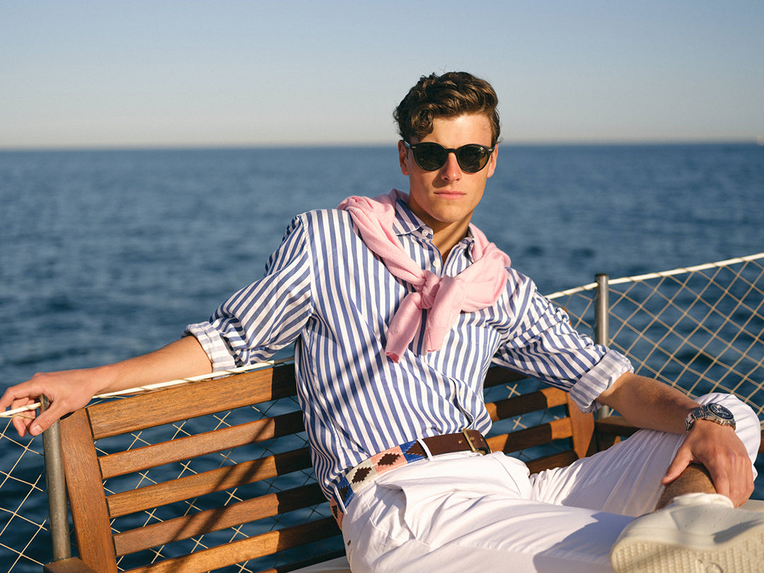 CABALLERO - NAVY | PINK | ECRU