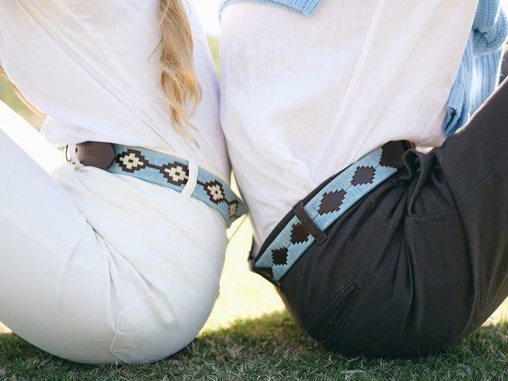 FUEGO - SKYBLUE & ECRU